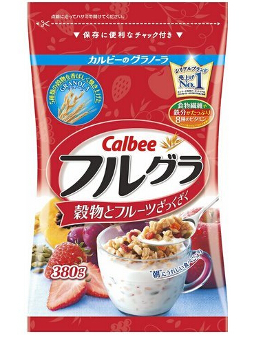 日淘卡乐比 calbee卡乐比水果颗粒果仁谷物营养麦片380g