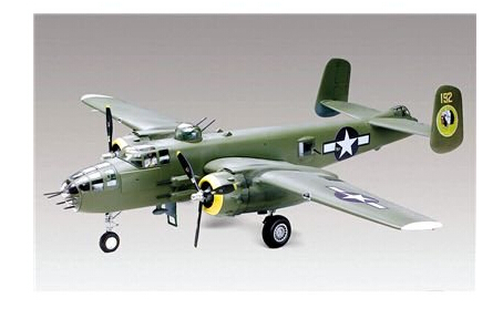 海淘一架轰炸机 revell 利华 b25j 米切尔双发中型轰炸机模型